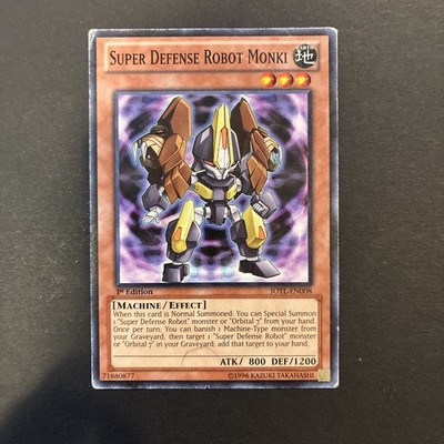 Yu-Gi-Oh TCG Super Defense Robot Monki JOTL-EN008 1st Edition Moderately Played