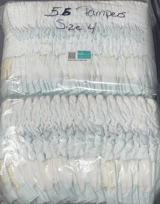 Pampers Size4 New In Bag (55Count)