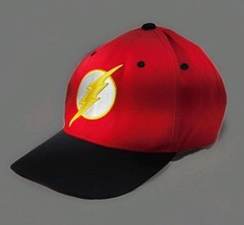 The Flash Vintage Snapback Hat DC Comics Original Red and Black Embroidered Cap