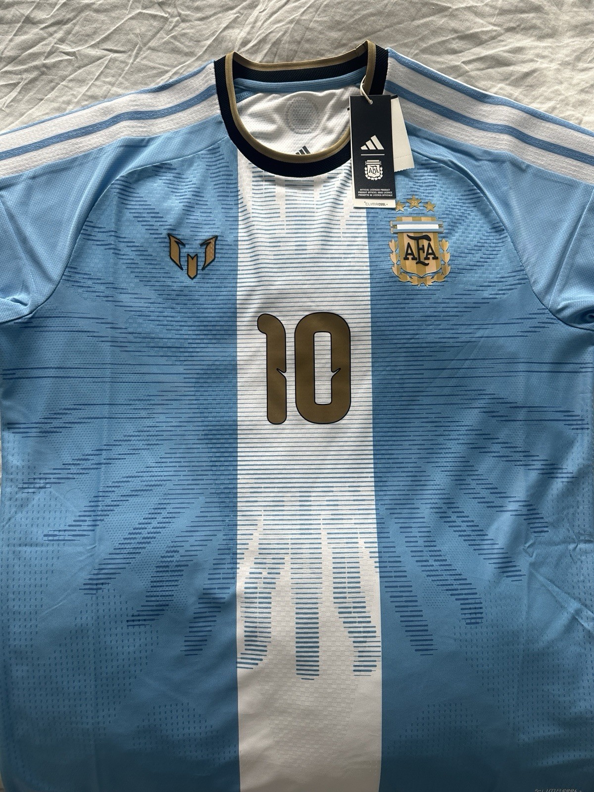 Argentina Messi #10 Soccer Jersey 2026 Final Game Authentic Limited Edition