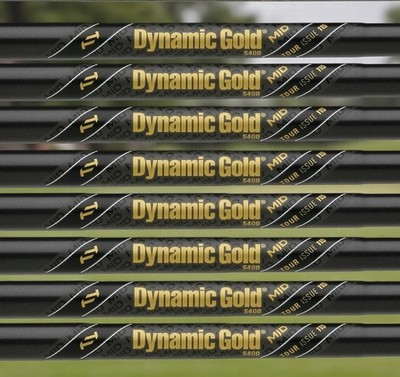 True Temper Dynamic Gold Tour Issue 115 Mid Gunmetal Iron Shafts BUNDLE Sets