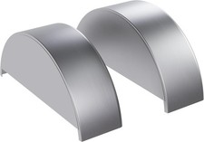 Round Trailer Fenders W/Fender Backs 32-1/8"x 9-1/8" x 14-3/8I"Fit 14"-16" Wh...