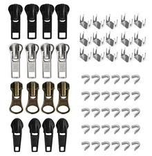 12PCS YAFIYGI Zipper Replacement Kit - Repair & Fix Coats, Jackets, Backpacks...