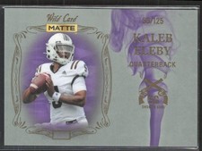 2022 Wild Card #SG-5 Kaleb Eleby Smoking Guns Silver/Purple #/125 (H)