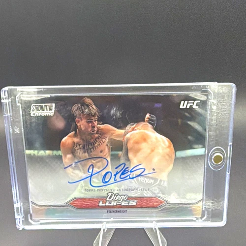 Topps 2025 Stadium Club UFC Diego Lopes Chrome Autographs Auto #CAS-DLS