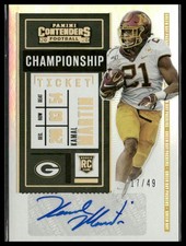 2020 Panini Contenders #208 Kamal Martin Championship Ticket #/49