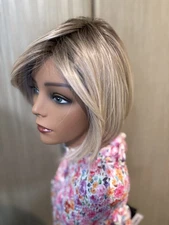 MANCHESTER Wig by BelleTress, Crushed Almond Blond-R Lace  Front, Mono Part  NEW