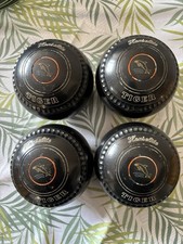 Henselite Tiger Bowls Size 5 Heavy In black.