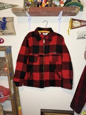 80s Woolrich Buffalo Plaid Mackinaw Cruiser Size M