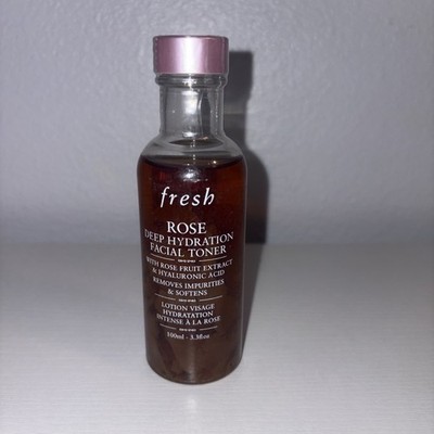 Fresh Rose Deep Hydration Facial Toner 3.3 oz New/Sealed B2