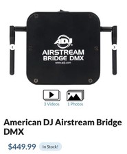 American DJ Airstream Bridge DMX Wireless USB DMX Controller