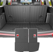 powoq Cargo Mat Compatible with 2009-2015 Honda Pilot Trunk Mat Cargo Liner Back