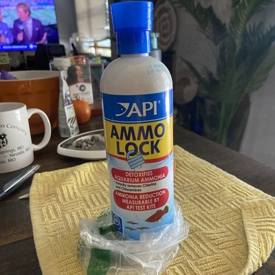 API Ammo Lock 16oz. Instant Ammonia Detoxifier for Freshwater & Marine Aquariums