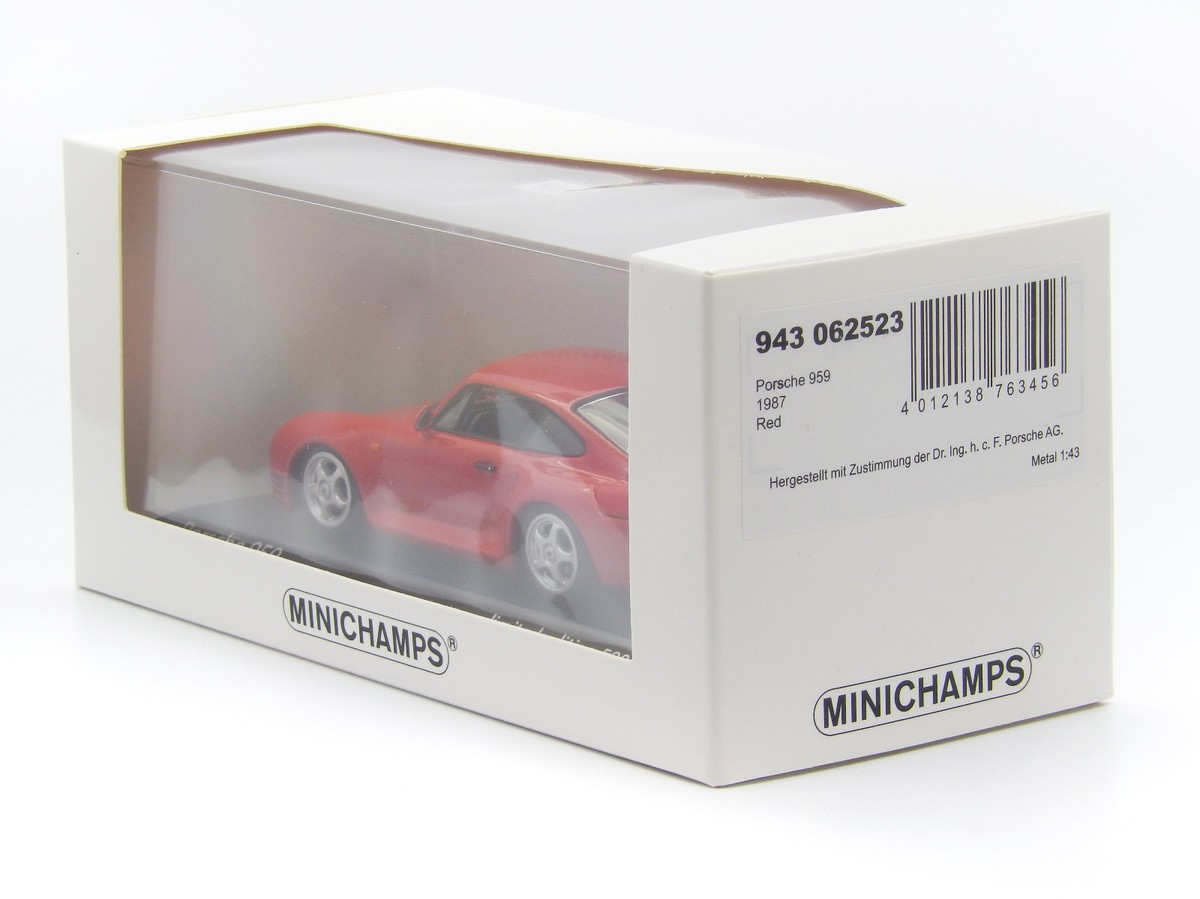 1/43 Porsche 959 1987 Guards Red Minichamps Diecast Model 943