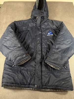 Nike ACG Winterjacke Vintage Größe XL blau Pufferjacke