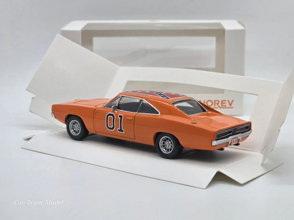 Dodge Charger - Generale Lee The Dukes of Hazzard - Norev 1:43 1/43 1-43 - Immagine 3 di 3
