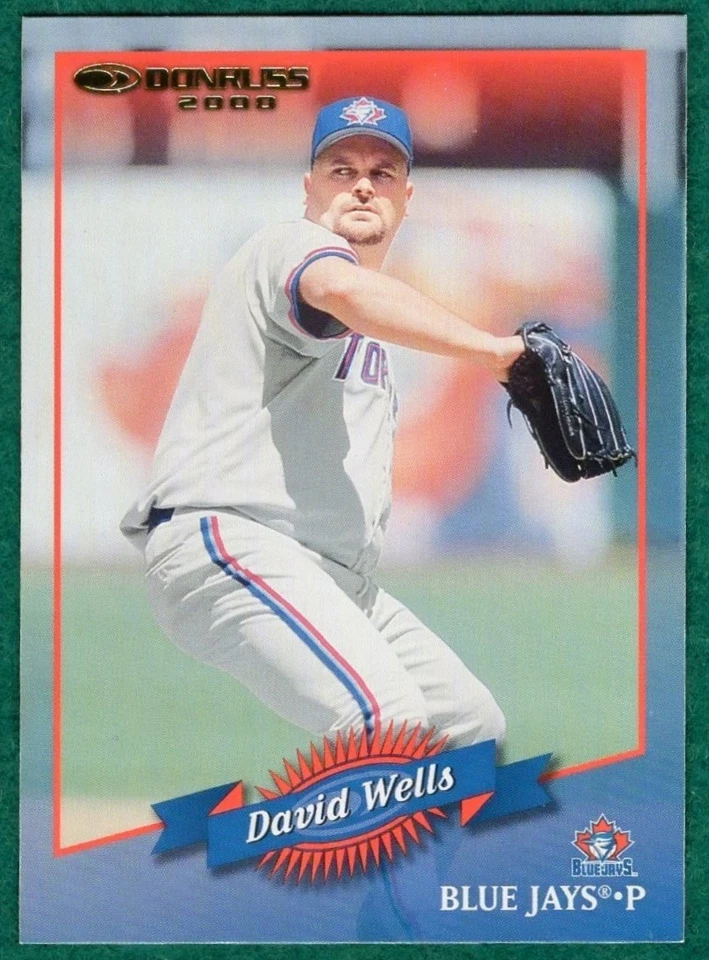 David Wells - 2001 Donruss 2000 Retro #65 - Toronto Blue Jays Baseball Card - Image 2 of 3