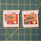 Pokemon Ultra Sun Nintendo 3ds and Pokemon Sun Bundle Lot Used Vintage Games VGC
