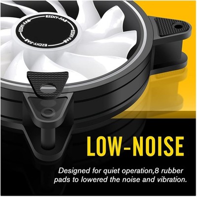Moonlight RGB Case Fan 6-Pack - Aura SYNC, Speed Control