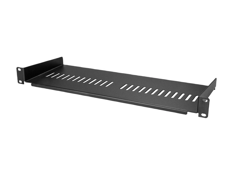 StarTech.com CABSHELF1U7V 1U Rack Shelf - 7 in Deep - Heavy-duty Steel - Vented - Image 2 of 4