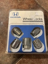 Honda Genuine Oem Wheel Locks Pn 08w42-shj-101a. Nib New Honda Genuine Oem Wheel Locks Pn 08w42-shj-101a. Nib New