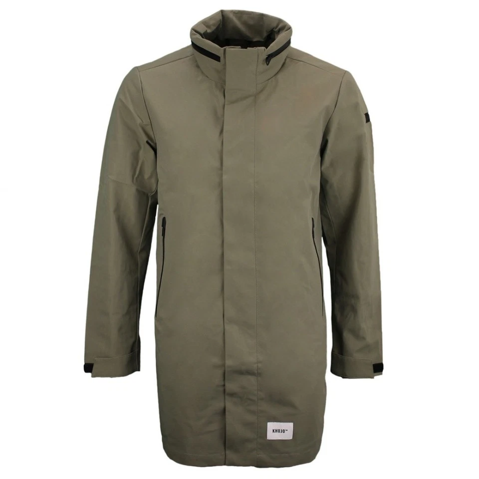 Khujo Herren Sommer Jacke Mantel Yimm grün 2008CO251 377 schilf - Bild 1 von 4