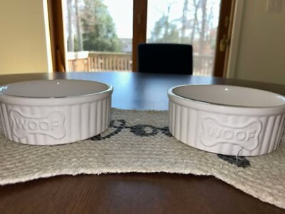 3 bowl elevated dog feeder Extra Large Dog Bowl Stand - Modern Square Legs