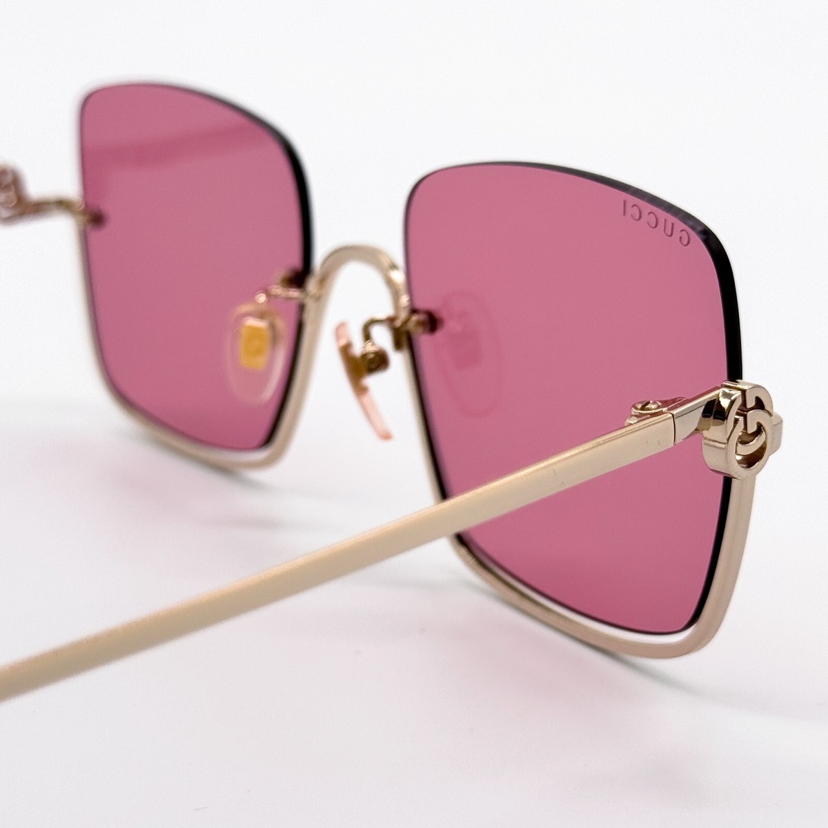 GUCCI GG1279S 003 Gold/Cyclamen 54-21-140 Sunglasses for