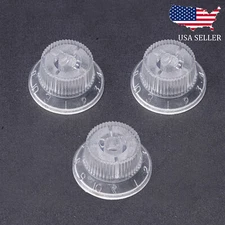 3 Pcs Transparent Number ST Guitar Knobs Volume Tone Knob For Stratocaster