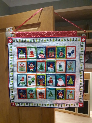 fabric advent calendar