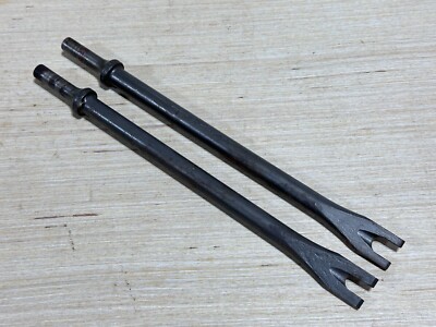 MAC Tools USA 2pc .401 Shank Nut Splitter Air Hammer Bit Set 10'' AH1100 & AH1101
