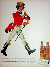 Original Vintage Johnnie Walker Ad: Meet Scotland's Favourite Son #Johnnie Walke
