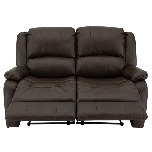 RecPro Charles 58" Double RV Wall Hugger Recliner Sofa Chestnut RV Furniture - Picture 5 of 7