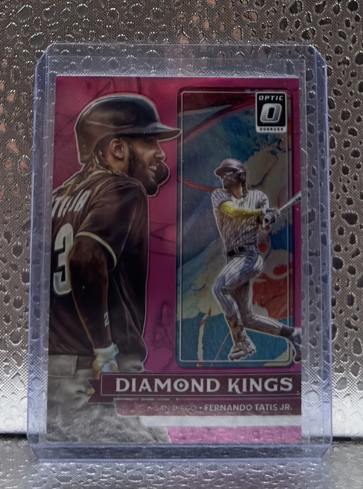2022 Donruss Optic Fernando Tatis Jr Padres Diamond Kings Pink Prizm # 28