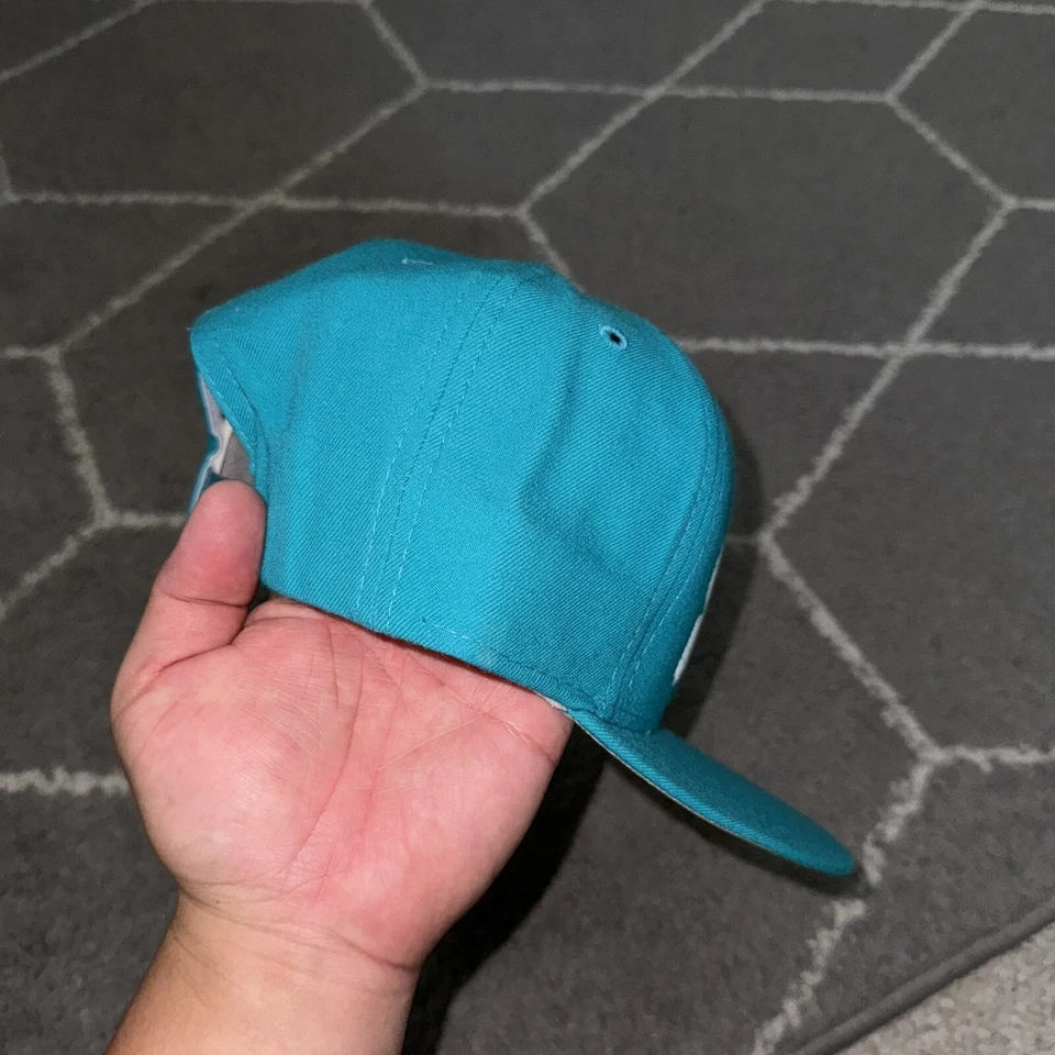 NUEVO Personalizado De Colección New Era Blank San Jose Sharks Chomp Bite Sombrero Gorra Snapback Foto 3 de 4