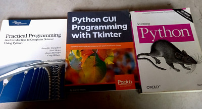   Python Programming  Set   Practical Programming, Learning Python, Tkinter GUI