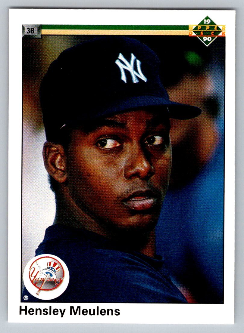 1990 Upper Deck # 546 - Hensley Meulens - New York Yankees