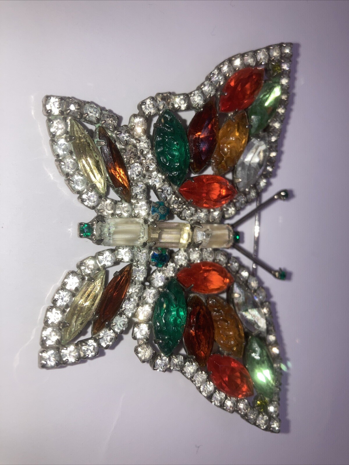 Kenneth Jay lane Butterfly Brooch Rare - image 13
