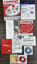2000 Compaq Presario Discs, Guides, Authenticity Certificate And More Lot Of 9