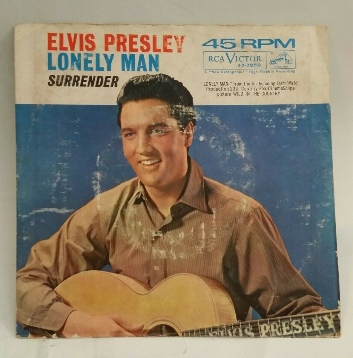 Elvis Presley SURRENDER (GREAT ROCK N ROLL 45/PS) #7850 PLAYS VG++