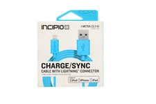 Incipio Charge/Sync Blue 3.3 Ft Cable With Lightening Connector Made for iphone