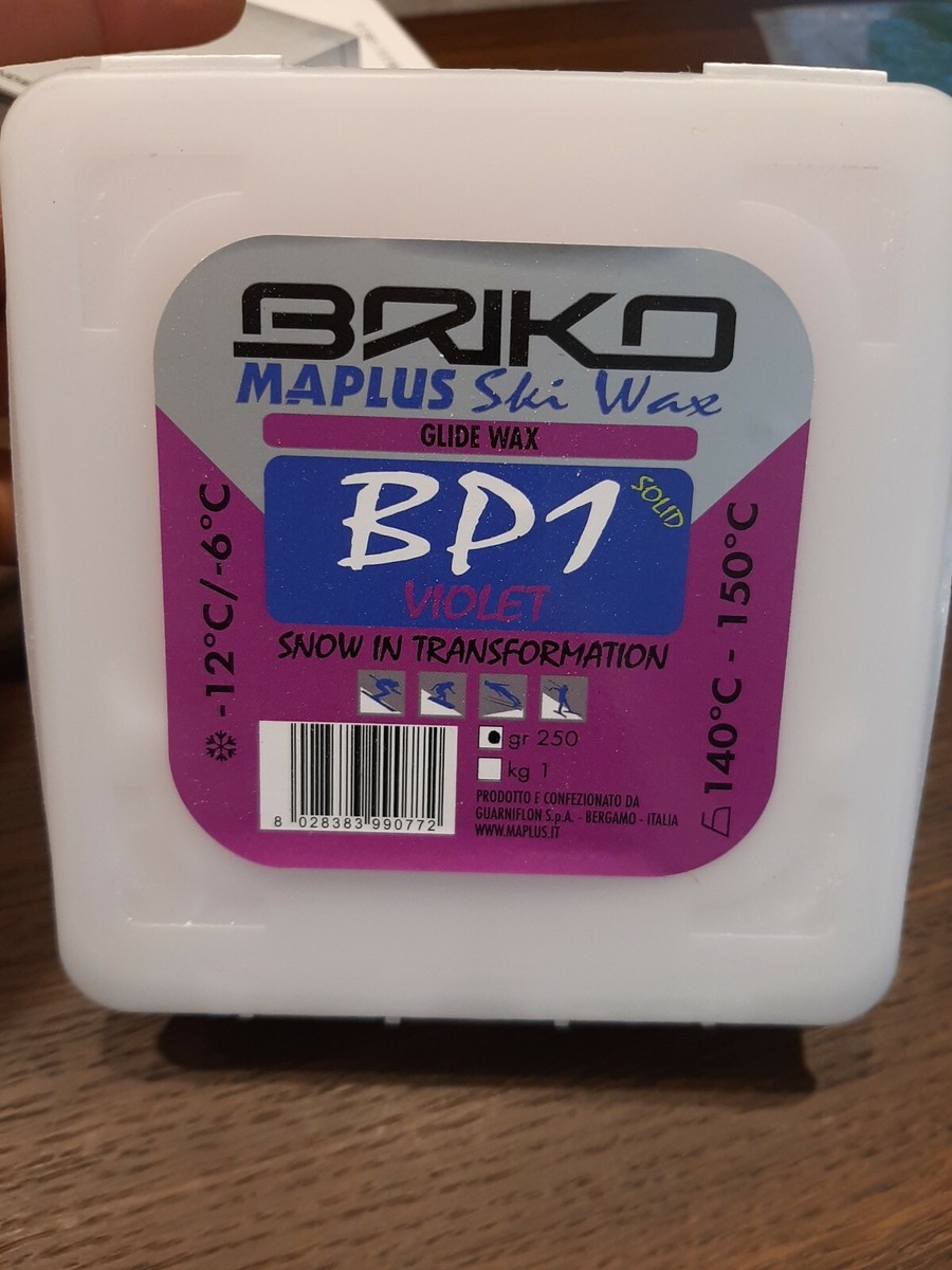 スキー・スノーボードアクセサリー BRIKO MAPLUS Ski Wax HP3 Violet Amazon | Briko-Maplus HP3 オレンジ2 高フッ素化スキー&スノーボード