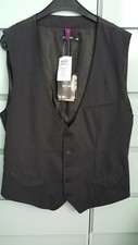 Mens Antony Moranto Stripe Cotton Waistcoat 48 Bnwt Italian Peaky Blinders style