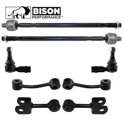 Bison Performance 8pc Front and Rear Sway Bar Tie Rod End Kit For Sprinter 2500