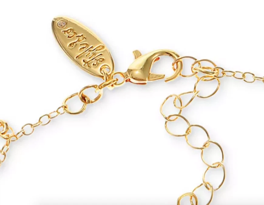 NUEVO ESTILO & CO IMITACIÓN PERLA TONO DORADO FLOR CUENTAS ANCLE BRAZALETE NUEVO CON ETIQUETAS 11" Foto 3 de 3