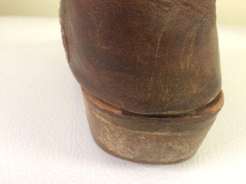 Double H Mens Work Western Boots 9 1/2 D Oil Resistant-Brown Style DH1552 13.5" - Picture 6 of 12