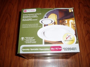 Utilitech Outdoor Recessed Lighting Kit New Ebay