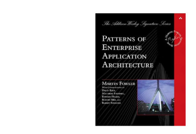 Patterns of Enterprise Application Architecture - GOOD