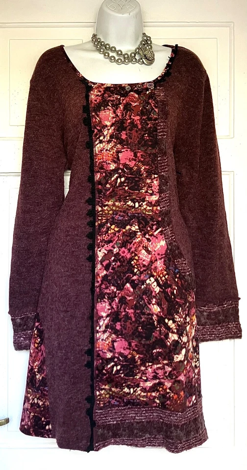 JOE BROWNS QUIRKY & UNIQUE ART DECO PRINT PARTY DRESS SIZE 16 - Image 4 of 4