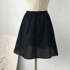 Ladies Cotton Skirt Underskirt Short Petticoat Under Dress Half Slip Mini A Line